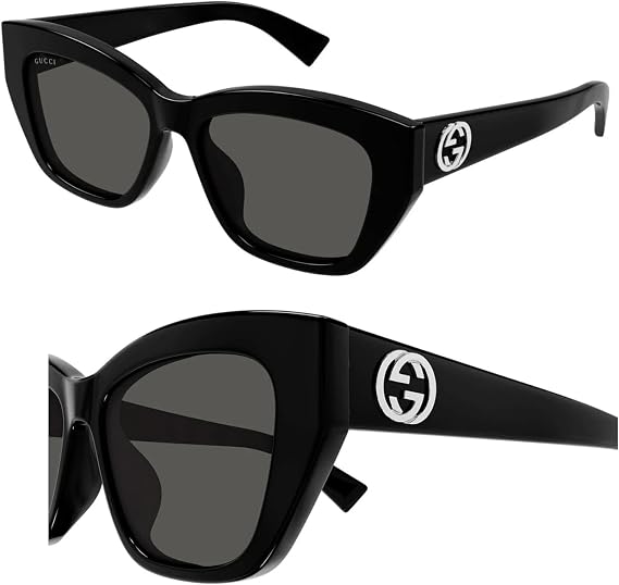 Gucci GG1844SA Cat Eye Shape GG Interlocking Logo Sunglasses wih Luxury Eyewear Kit