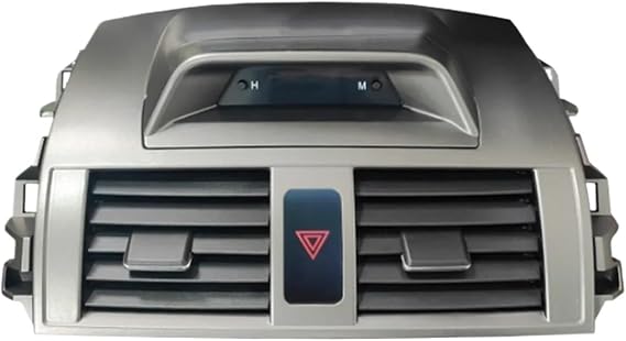 Center Dash A/C Conditioner Central Outlet Panel Grill Cover Fit for Corolla Altis 2007-2013(High Configuration)
