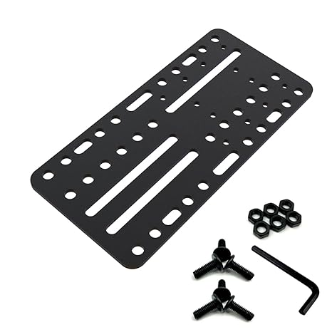 Neyyuse Universal Desk/Chair Mount Bracket Plate for USB Handbrake, SIM Racing Compatible with Logitech Driving Force Shifter, Thrustmaster TH8A Shifter & SIM Racing Games