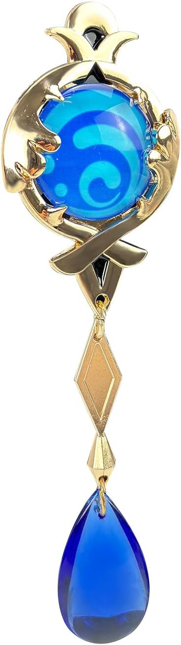 Blue Pendant Decoration Chain Costume Accessory Prop for Furina Fontaine Focalors Cosplay from Genshin Impact