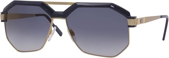 Cazal 9092 003 Sunglasses Men's Gold-Blue/Blue Gradient Lenses Round 62mm