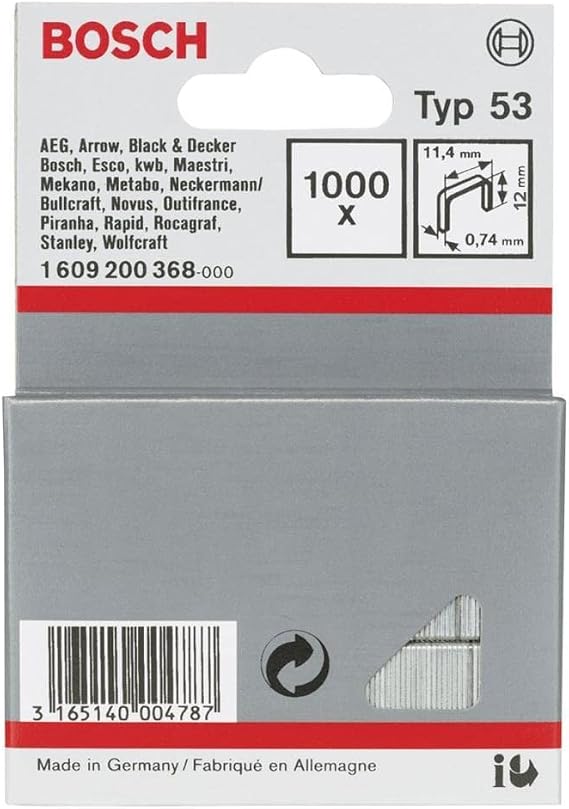 Bosch - Zımba Teli Tip 53 11, 4 * 0, 74 * 12 mm