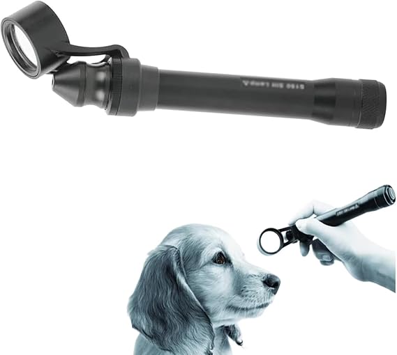 Slit Lamp Microscope, Portable LED Portable Slit Lamp Microscope,with 5X Adjustable Magnification/LED Light