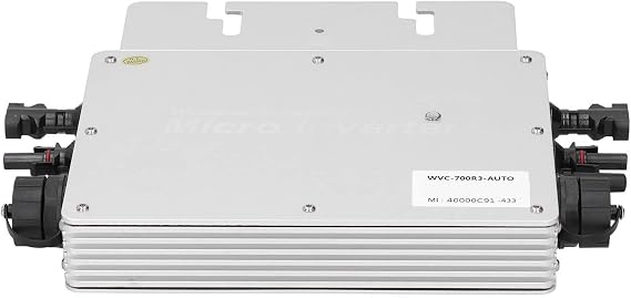 Micro Inverter, Solar Grid Tie Inverter Wifi Control Automatic Identification Inverter Solar Grid Tie Microinverter Growatt Inverter 120/ 700W