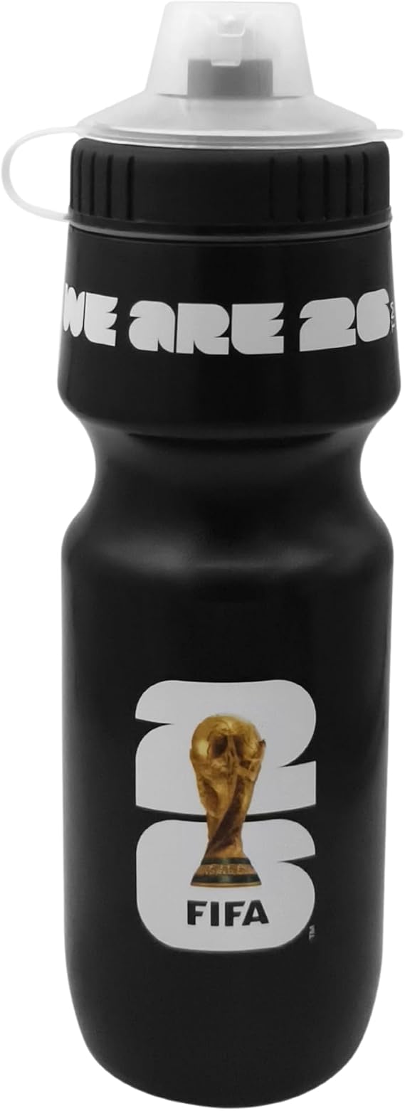Official FIFA World Cup 2026 Edition 24oz Refillable Squeeze Water Bottle