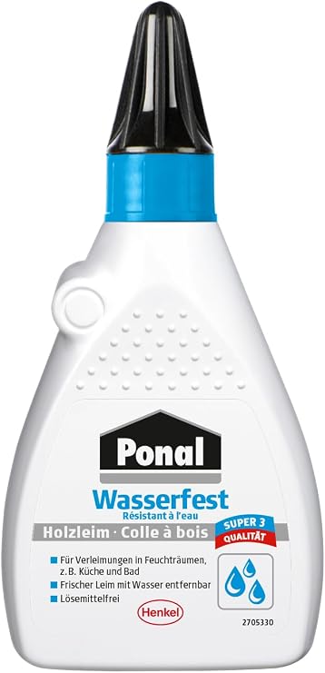 Ponal 1680331 Wood Glue Waterproof 120g, White