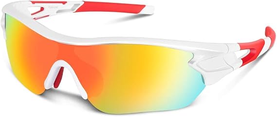 BEACOOL Polarized Sports Sunglasses for Men Women Youth TAC Glasses UV400 Protection Cycling Running Driving Fishing Golf Motorcycle Baseball