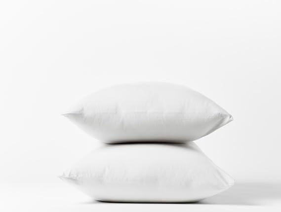 Coyuchi Crinkled Percale Pillowcase Set of 2, 100% GOTS Certified