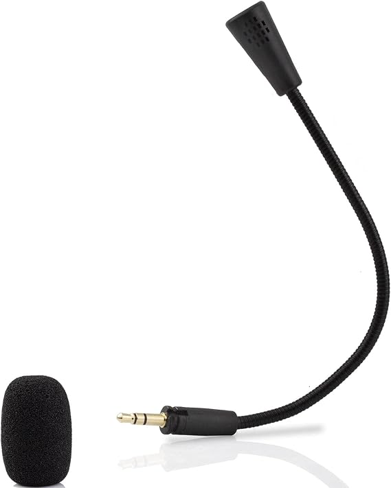 LEFXMOPHY XO4 Mic Replacement for Turtle Beach Ear Force XO Three XO Four Stealth Recon 150 50 50X 50P 60P Xbox One 400 420x 450 500p 520 Game Headset, Not for Recon500, 3.5mm Boom Microphone