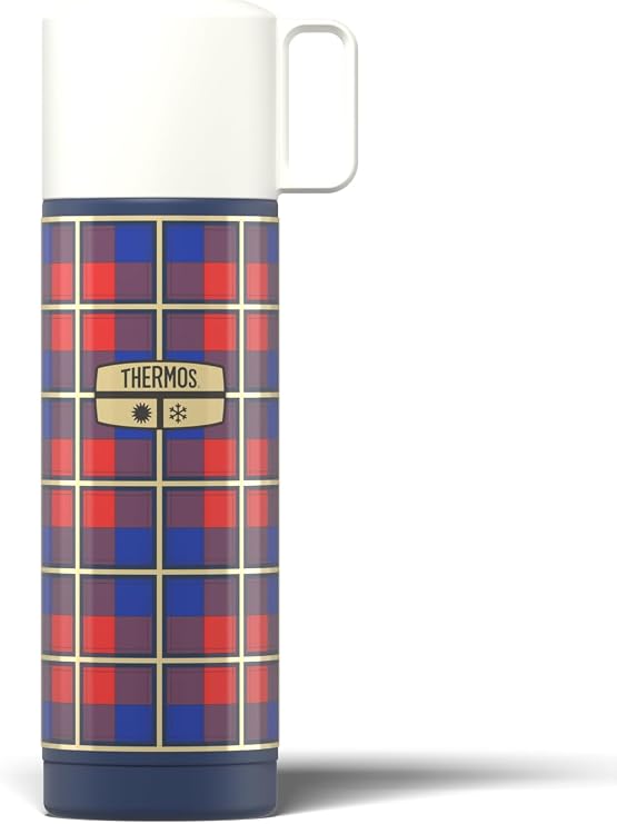 Thermos Revival Retro Blue Drinks Flask (500ml) 18h Hot | 24h Cold