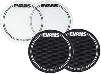 Evans EQ Single Pedal Patch, Clear Plastic