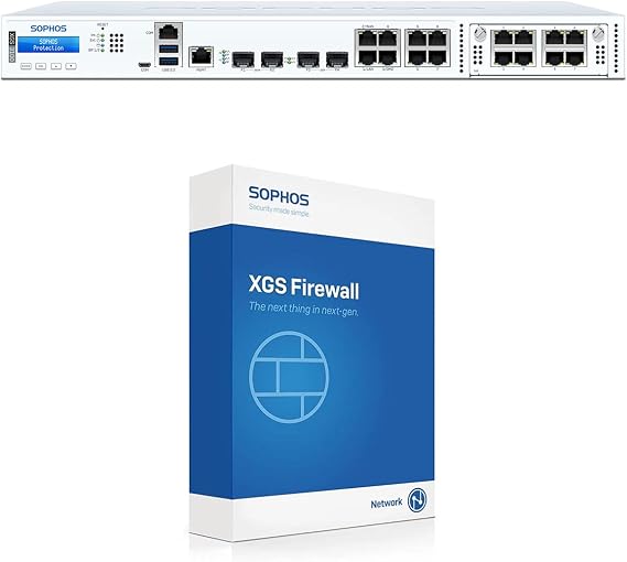 Sophos XGS 3100 Next-Gen Firewall with Xstream Protection, 1-Year (US Power Cord) (IG3A1CSUS)