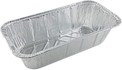Handi-Foil 13 Third-Size Deep Aluminum Foil Steam TableLoaf Pan Pack of 20