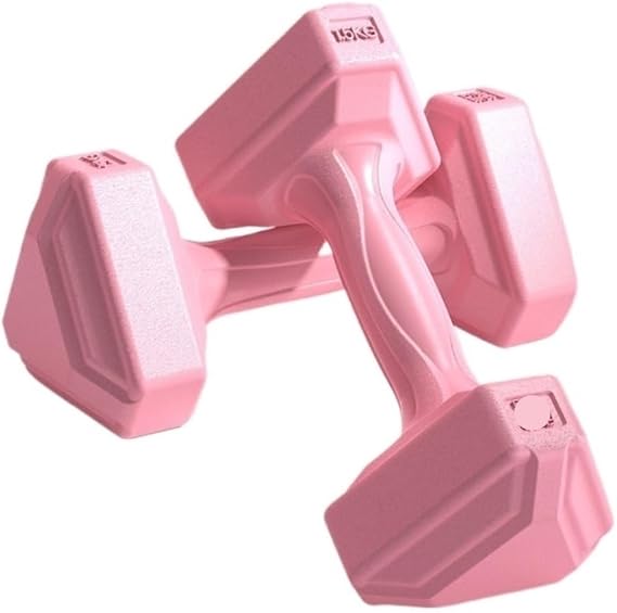 Dumbells Small Dumbbells For Women And Men Fitness Home Weight Loss Dumbbells Outdoor Indoor Sports Equipment Dumbell Set, 3kg, Pink