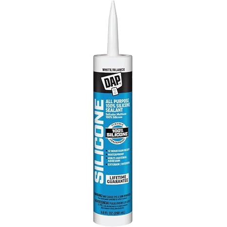DAP 08646 9.8 Oz Dow Corning White Silicone Sealant