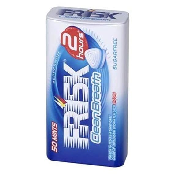 Frisk Mint Tablets, Sugar Free - Box of 50, 35 g