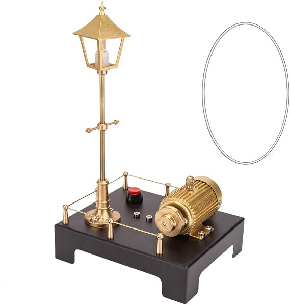 Mini Steam Generator and Lamp Scene Model for SE-01 Beam Steam Engine and Vertical Boiler Steam Engine
