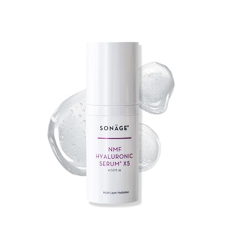 Sonage NMF Hyaluronic Acid Serum: Anti-Aging Face Plumping Serum | Ultra Hydrating for Dehydrated Skin