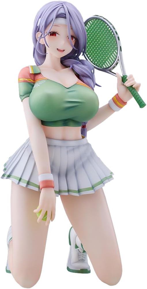 QAHEART Anime Illustration Black Sister Figure Elf Village 14th Villager Tiana Action Figure Original Painting Yuki-chan Anime Figurine Statue Collectibles