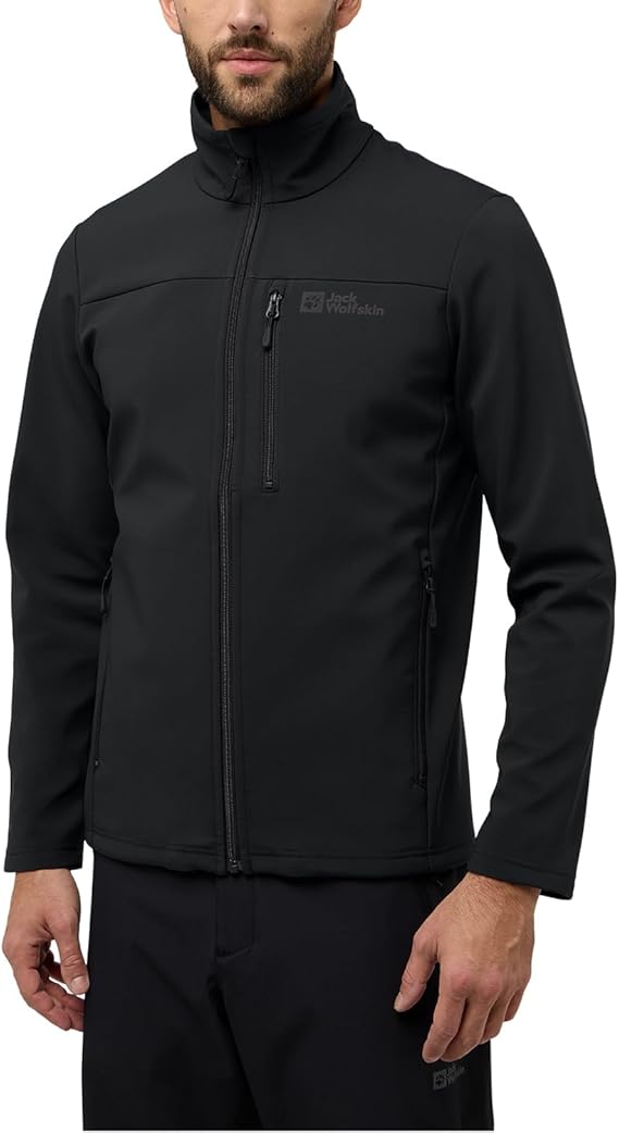 Jack Wolfskin mens Whirlwind Softshell Jacket