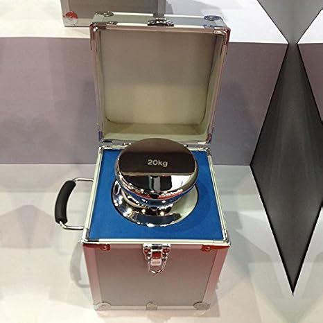 Huanyu 1Kg 2Kg 5Kg 10Kg 20Kg Standard Calibration Weight, Class F1/F2, 304 Stainless Steel (20kg, F1 Class)