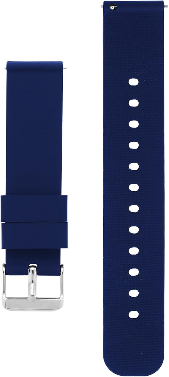 cobee Silicone Watch Band, Quick Release Waterproof Soft Rubber Watchband