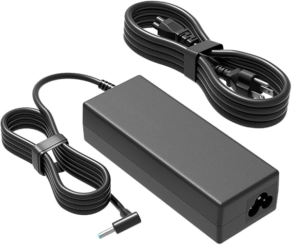 65W AC Charger Compatible with Hp Notebook 15 15t 15s 15q 15g 15z 15-bd 15-ef 15-db 15-bg 15-di 15-be 15-af 15-ba 15-bs 15-bf 15-gw 15-g 15-r 15-da 15-bn 15-ac 15-bw 15-ay 15-rb 15-fc Laptop