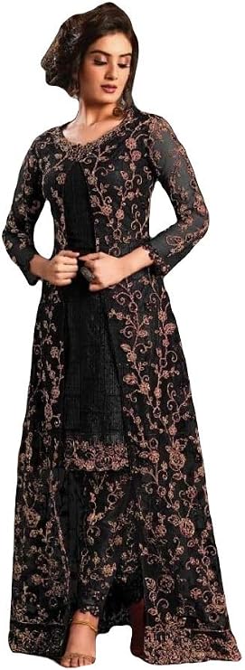 Ready to Wear Pakistani Style Ethnic Wear Embroidered Designer Koti Salwar Kameez Salwar Suit for Women