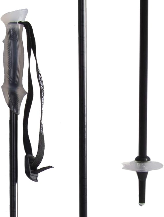 GOODE G-Max Summit Ski Poles Lightweight & Durable Carbon Composite Downhill Ski Poles for Men & Women Ergonomic Grip & Shock Absorbing Design Pair