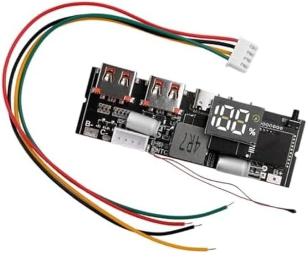 3S 4S 5S 65W 100W Power Bank Module Circuit Board With Charging, Comprehensive Safety Protections And Low Ripple Output(5S 100W)