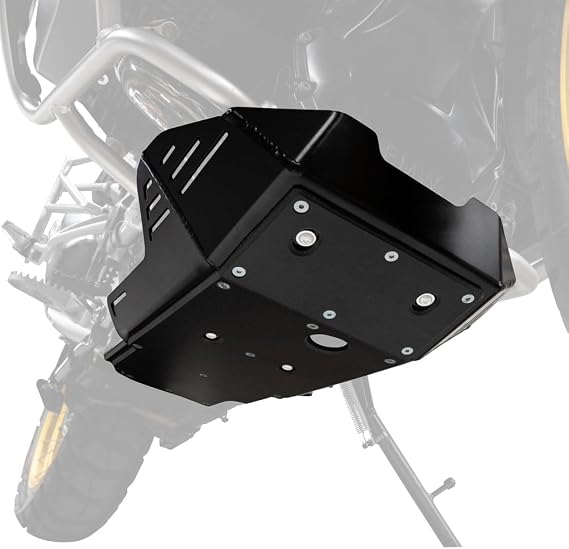 TUSK Quiet Glide Adventure Skid Plate Black for BMW R1250GS Adventure 2020-2024