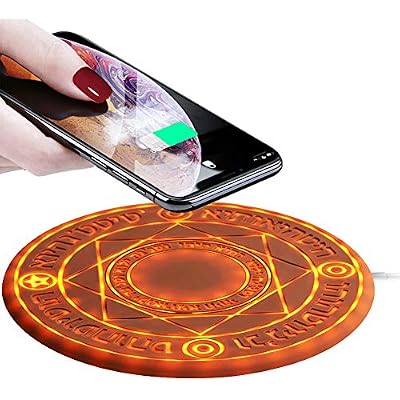 Magic Array Wireless Charger Pad,10w Qi Fast Ultra Slim Wireless Charging Pad for iPhone 121111 Pro11 Pro Max88 PlusXXRXs MaxSamsung Galaxy S10S10S9S8S7,Qi-Enabled PhonesNo AC Adapter