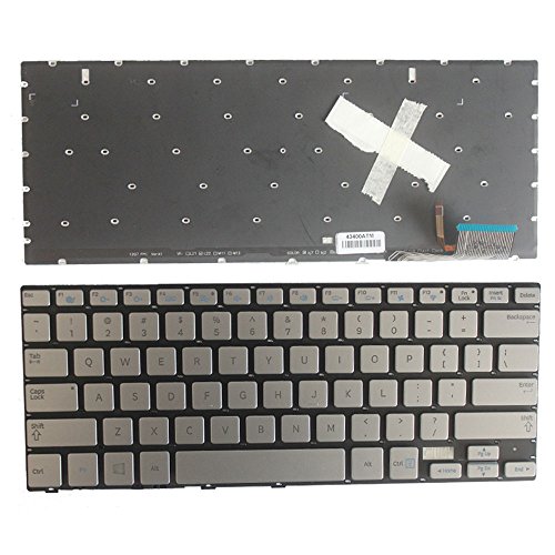 New English Laptop Replacement Keyboard for Samsung 740U3E Series 730U3E NP730U3E NP740U3E 740U3E-X02 740U3E-S01 US Layout with Backlight