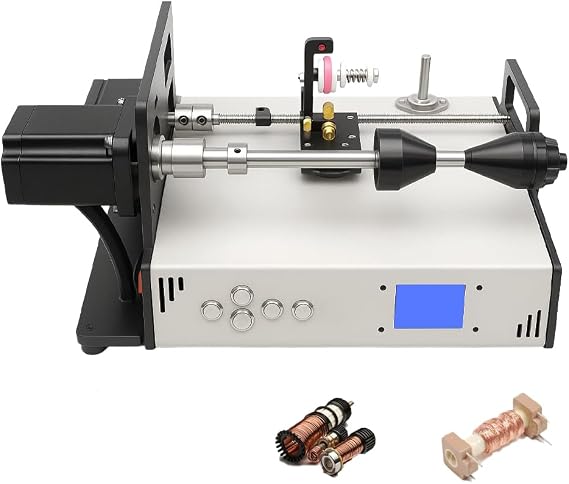 Automatic Coil Winding Machine for Wires, Ideal for Fishing Line, Tube Transformer, Enameled Wire, Solder Wire - Industrial Grade, Efficient Winder