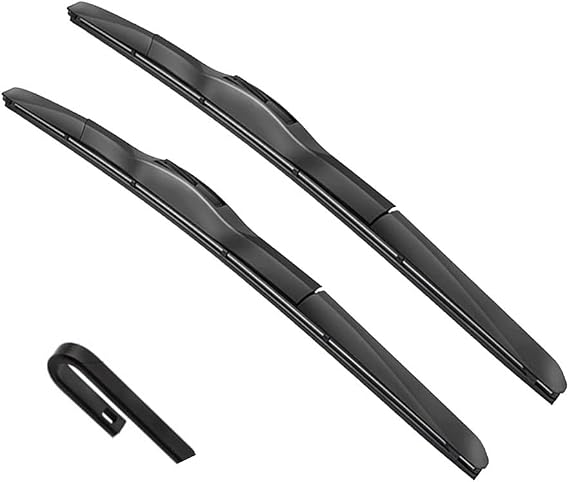 Rain wiper Wiper Blade Compatible with Nissan Almera N17 Nissan Versa SV Latio V-Drive 2011-2019 Front Windshield Windscreen Window Cover Accessories, All-weather wiper blade (Color : Front, Size