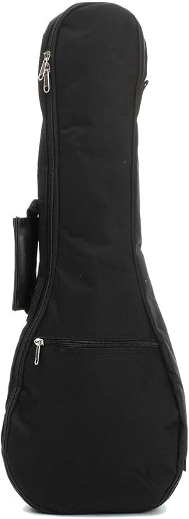 Lanikai Concert Ukulele Case with Black Nylon Foam Design, Ukulele Gig Bag (TNB-C)