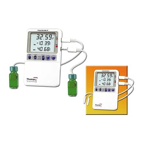 Thomas - 4238 Traceable Hi-Accuracy Refrigerator Thermometer, with 1 Bottle Probe,58 to 158 degree F