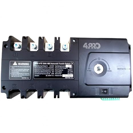 4PRO ATS-250A-RSC-4P Automatic Transfer Switch