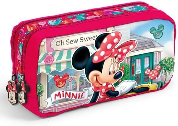 Minnie Mouse Kabartmalı Kalem Çantası (Yaygan 72144)