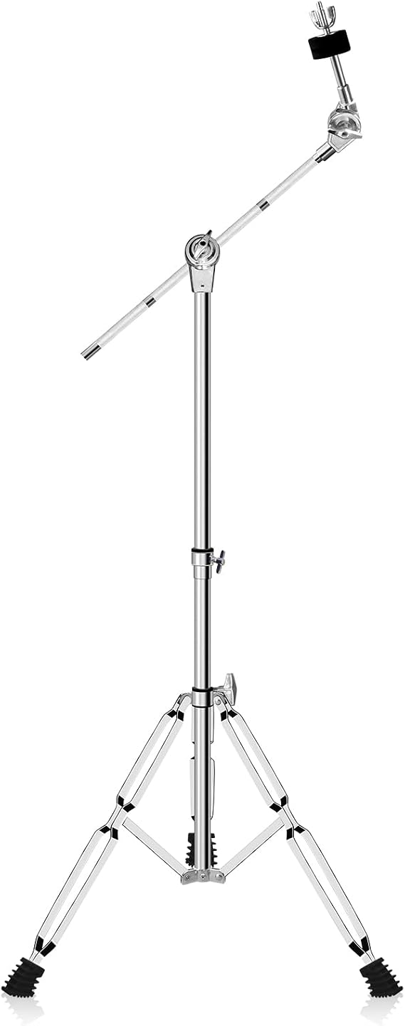polar lights Cymbal Stand, Adjustable Cymbal Stand for Drum Hardware Percussion Mount Holder Gear Set Drum Hardware Set for Mounting Crash, Ride, Splash Cymbals, Double Braced Legs with Rubber Feet