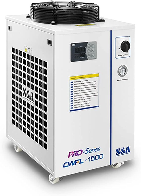 Industrial Water Chiller S&A CWFL-1500 Industrial Water Chiller for Cooling 1500W Fiber L-aser AC 1P 220V 50Hz