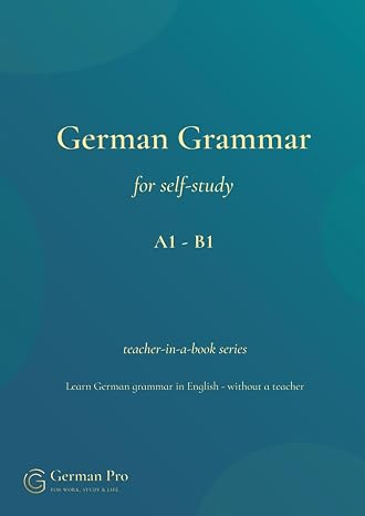 German Grammar for self-study A1-B1