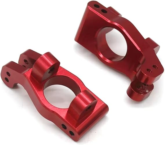RC Car Accessories Compatible with VKAR for Bison 4WD 1/10 Remote Control Car Metal Upgrade Accessories C Seat ET1003 (Red)