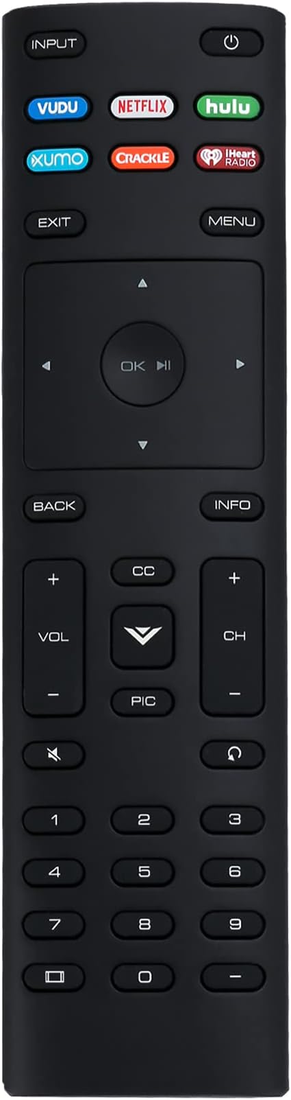 XRT136 Replace Remote Control fit for VIZIO Smart LED TV E55-E1 E55-E2