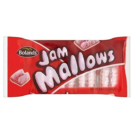 Bolands Jam Mallows 250g