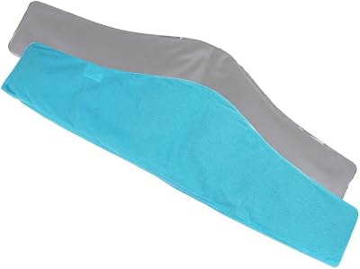 ICEWRAPS Extra Cover ONLY for 7x28 Therapy Clay Ice Pack | Reusable and Washable Soft Fabric Cover for Cold Pack | Fabric Cold Compress Sleeve | 7x28 Soft Ice Pack Cover | Blue Fabric Cover Only