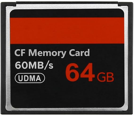 64GB CF Memory Card High Speed Up to 60MB/s Digital Camera CF Card