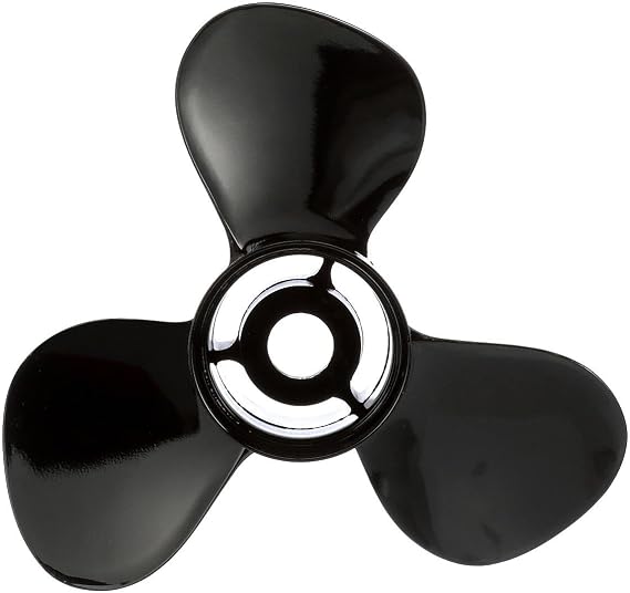 Quicksilver Black Diamond 3-Blade Aluminum Propeller for Mercury and MerCruiser Engines