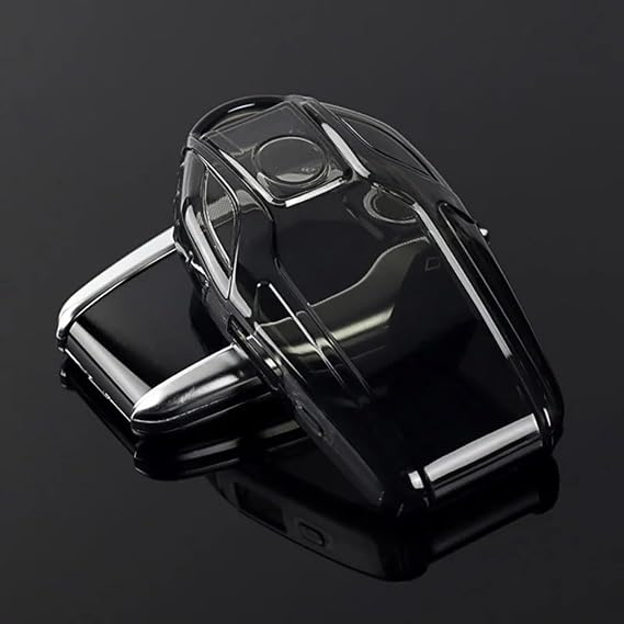 Transparent Soft Tpu Remote Car Key Cover Case For BMW X3 G01 G31 G05 X4 X6 X7 M5 F20 I8 Scratch Protection Glossy Fitment For Smart Key Fob with Easy SnapOn Design