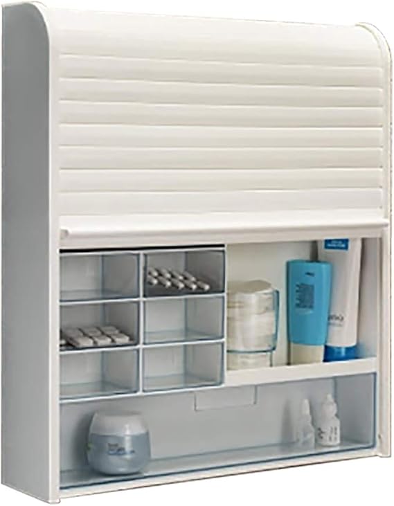 Primanova 092 Panjurlu Çok Amaçlı Kilitli Ecza Ve Banyo Dolabı